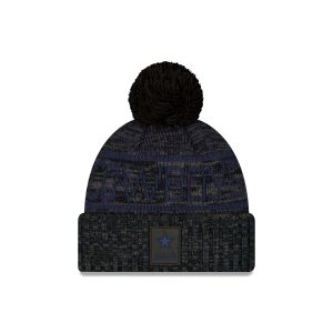 2025 Sideline Cold Weather Black Pom Knit