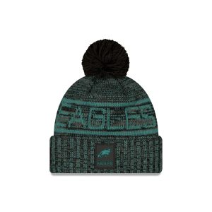 2025 Sideline Cold Weather Black Pom Knit