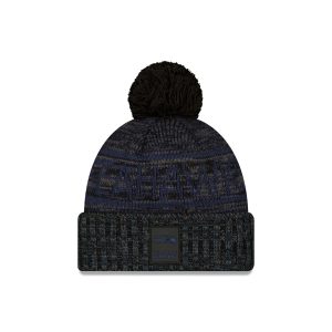 2025 Sideline Cold Weather Black Pom Knit