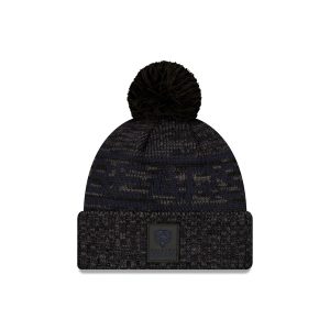 2025 Sideline Cold Weather Black Pom Knit