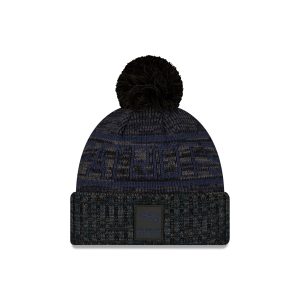 2025 Sideline Cold Weather Black Pom Knit