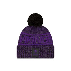 2025 Sideline Cold Weather Black Pom Knit