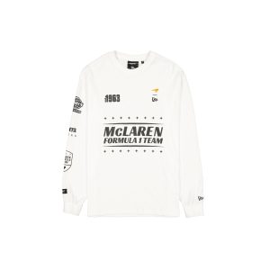 Pigment Wash White Long Sleeve T-Shirt