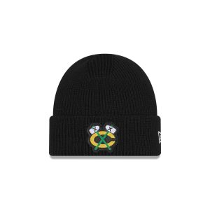 Short Skull Cuff Knit Beanie