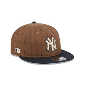 Three Looms Wool Pinstripe Retro Crown 9FIFTY Adjustable
