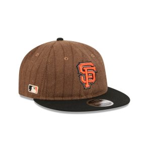 Three Looms Wool Pinstripe Retro Crown 9FIFTY Adjustable