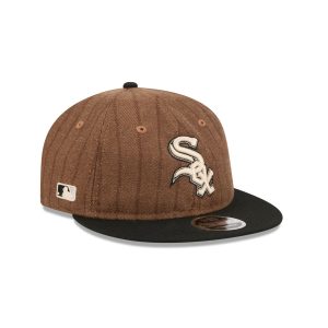 Three Looms Wool Pinstripe Retro Crown 9FIFTY Adjustable