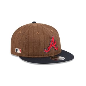 Three Looms Wool Pinstripe Retro Crown 9FIFTY Adjustable