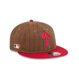 Three Looms Wool Pinstripe Retro Crown 9FIFTY Adjustable