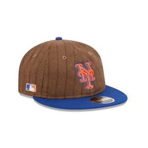 Three Looms Wool Pinstripe Retro Crown 9FIFTY Adjustable