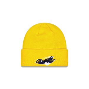 Yellow Cuff Knit Beanie
