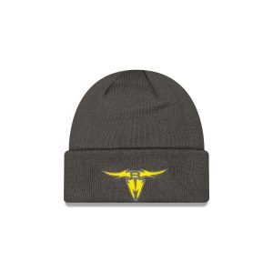 Gray Cuff Knit Beanie