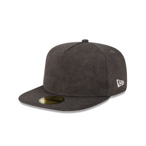 Washed Twill Black 59FIFTY A-Frame Fitted
