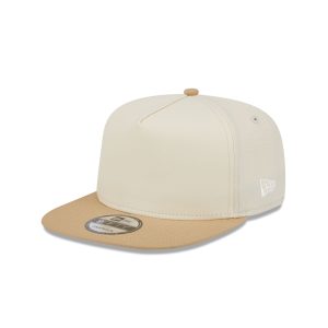 Cotton Nylon Tan Visor 9FIFTY A-Frame Snapback