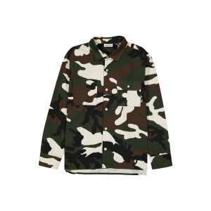 Woodland Camo Military Overshirt