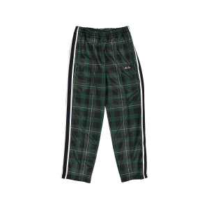 Plaid Navy Track Pants