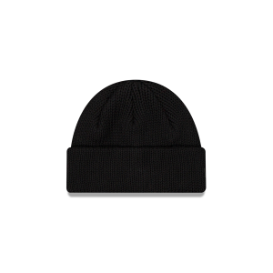 Black Short Knit Beanie