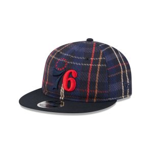 Grunge Plaid Retro Crown 9FIFTY Adjustable