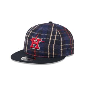 Grunge Plaid Retro Crown 9FIFTY Adjustable
