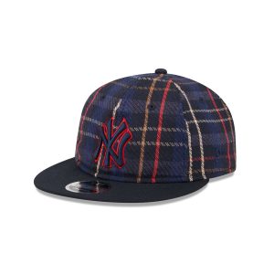 Grunge Plaid Retro Crown 9FIFTY Adjustable