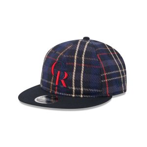 Grunge Plaid Retro Crown 9FIFTY Adjustable