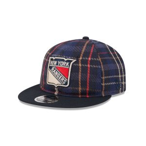 Grunge Plaid Retro Crown 9FIFTY Adjustable