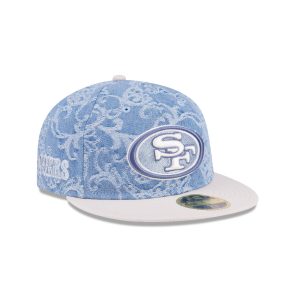 Just Caps Jacquard Denim Retro Crown 59FIFTY Fitted