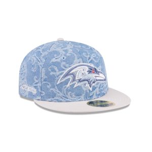 Just Caps Jacquard Denim Retro Crown 59FIFTY Fitted