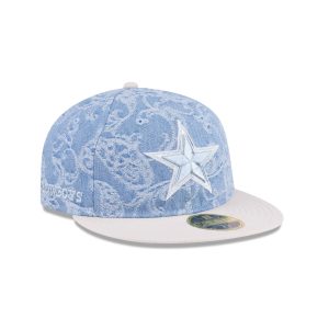 Just Caps Jacquard Denim Retro Crown 59FIFTY Fitted