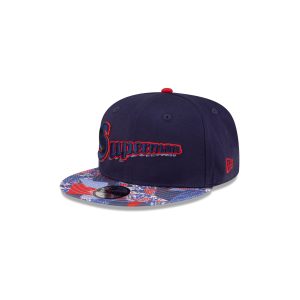Kids Navy & Red 9FIFTY Snapback