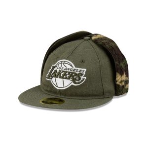 Three Looms Cotton Twill Camo Retro Crown Dog Ear 59FIFTY Fitted