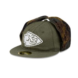 Three Looms Cotton Twill Camo Retro Crown Dog Ear 59FIFTY Fitted