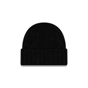 Speckled Black Cable Knit