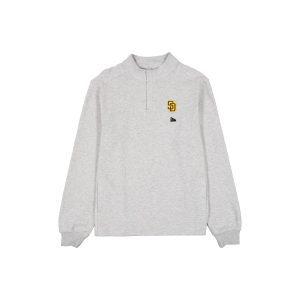 Logo Essentials Heather Gray Quarter Zip