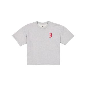 Glam Game Women's Cropped Heather Gray T-Shirt