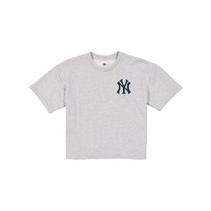 Glam Game Women's Cropped Heather Gray T-Shirt