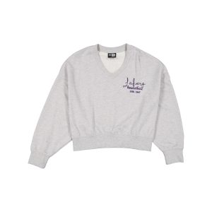 Glam Game Women's Oversized Glittery Crewneck