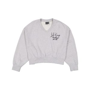 Glam Game Women's Oversized Glittery Crewneck
