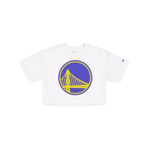 Summer Women's White Cropped Jersey T-Shirt
