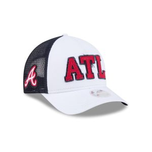 Optic White Felt Logo Women's 9FORTY M-Crown A-Frame Trucker
