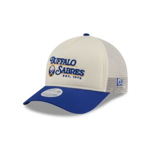 Retro Chrome Women's White 9FORTY M-Crown A-Frame Trucker