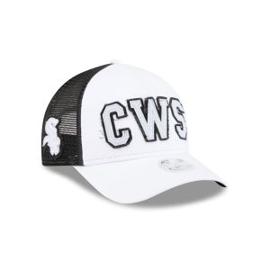 Optic White Felt Logo Women's 9FORTY M-Crown A-Frame Trucker