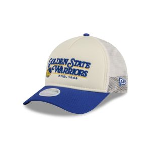 Retro Chrome Women's White 9FORTY M-Crown A-Frame Trucker