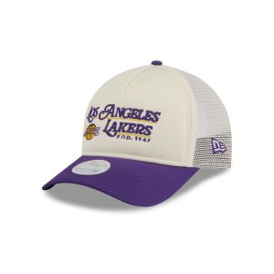 Retro Chrome Women's White 9FORTY M-Crown A-Frame Trucker
