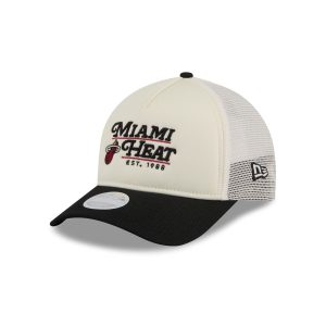 Retro Chrome Women's White 9FORTY M-Crown A-Frame Trucker