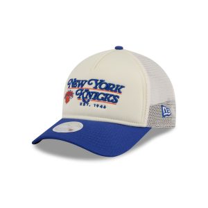 Retro Chrome Women's White 9FORTY M-Crown A-Frame Trucker
