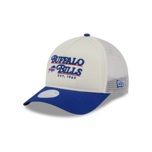 Retro Chrome Women's White 9FORTY M-Crown A-Frame Trucker