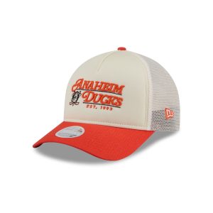 Retro Chrome Women's White 9FORTY M-Crown A-Frame Trucker