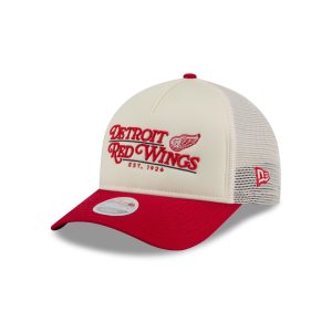 Retro Chrome Women's White 9FORTY M-Crown A-Frame Trucker