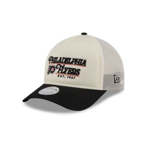 Retro Chrome Women's White 9FORTY M-Crown A-Frame Trucker